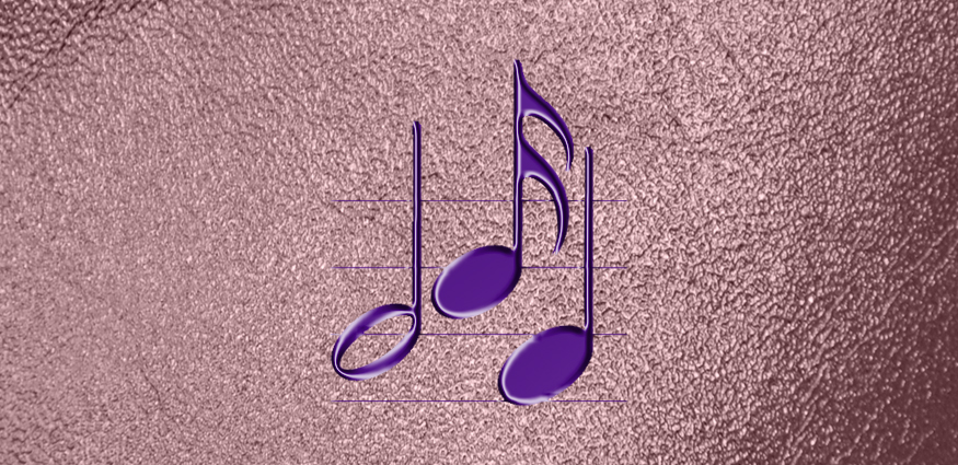 Walton OR Purple Music Notes PROOF